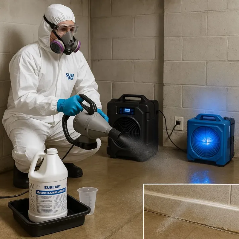 Sanitization and Odor Removal process in Calabash, NC