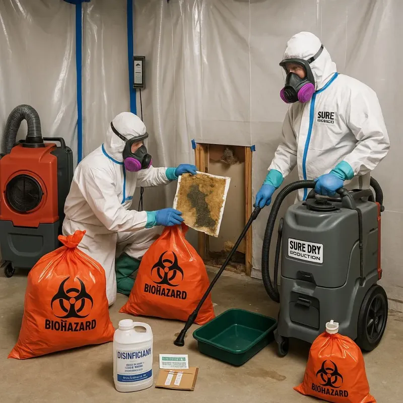Contaminated Water Handling Protocols process in Calabash, NC